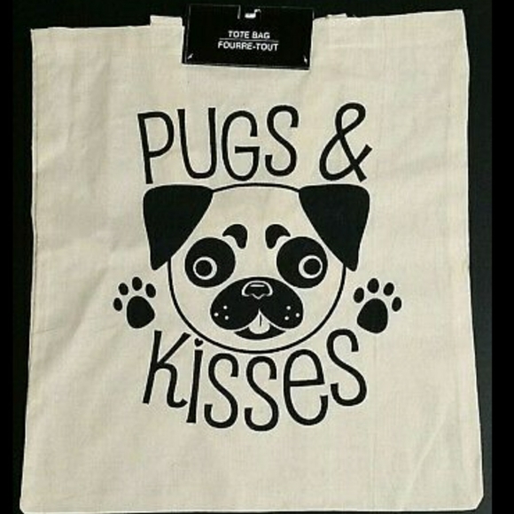 Pugs Reusable Tote - Picture 2 of 2
